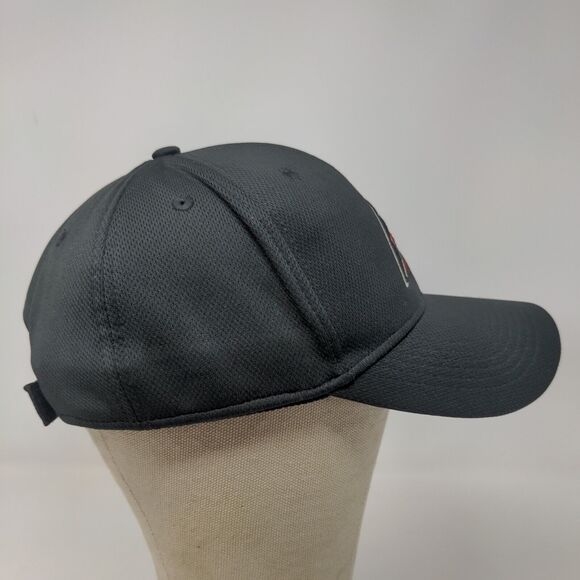 Team MLB Men's Arizona Diamondbacks Strapback Hat Black OSFM Embroidered Logo - Picture 7 of 12